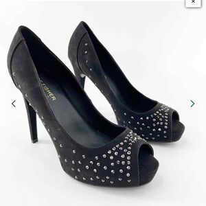 Marc Fisher HARPY Studded Platform Stiletto Pump | Color Black size 6.5